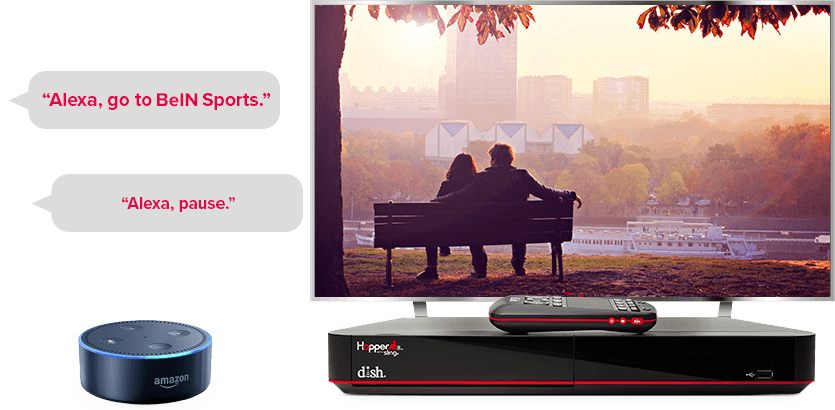 TV manos libres de DISH - Controla tu TV con Alexa de Amazon - North Port, FL - Quality TV Sales & Service Inc. - Distribuidor autorizado de DISH